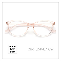 Monture de lunettes Tam Tam Classic Cat Eye Full Rim 2360 52-17-137 C20, couleur unie, unisexe, adulte, anti-lumière bleue, protection UV