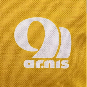 T-shirt Ornis pour homme, jaune, à manches courtes, col rond, respirant, tricoté, ample, décontracté, sportswear, 100 % coton jersey compressé - Product Image 4