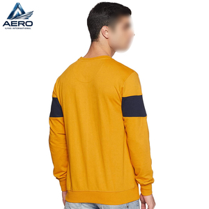 High Quality Wholesale <b>Men</b> Sweatshirt Soft Cotton Fleece Plain Crewneck Long Sleeve Loose Fit Casual Pullover Sweatshirts - Product Image 3