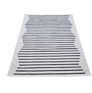 Tapis en coton épais antidérapant fait main avec poils moyens et entretien facile - Product Image 3