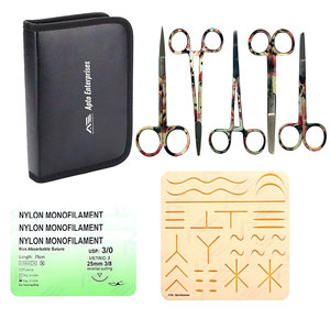 Surgical Medic Instruments Medical <b>Suturing</b> Training Set Surgical Anatomy Dissection Biology Student Practice Sutur <b>Kit</b> - Product Image 1