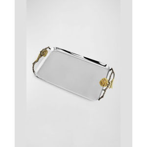 <b>Royal</b> Design Aluminum Trays Customized Size & Shape Silver Tabletop Food Serving Tray Uses in Hotels and Restaurants - Product Image 2