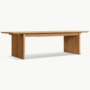 Mesa rectangular para cenar al aire libre, como junto a la piscina o en un restaurante al aire libre, de estilo moderno. - Product Image 3