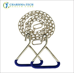 Chrome Plated OB Chain Handle <b>Set</b> Reusable Livestock Cattle <b>Farm</b> Animal Veterinary Instruments for Obstetrics & Veterinary Care - Product Image 6