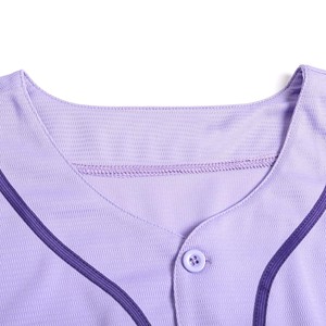 Maillot de baseball vierge en mesh, style athlétique moderne, sur mesure, anti-humidité, sublimation numérique - Product Image 3