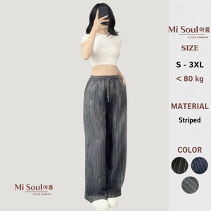 Pantalon Harem Streetwear Femme Taille Élastique Coupe Droite Respirant Coupe-Vent Été Nœud Perlé 100% Polyester OEM ODM - Product Image 4