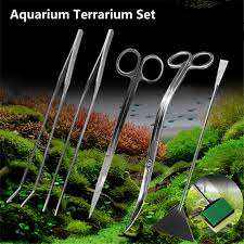 Accesorios para acuarios, tijeras para acuarios, pinzas de acero inoxidable, herramientas de limpieza para peceras de Surgiright, gran venta. - Product Image 5