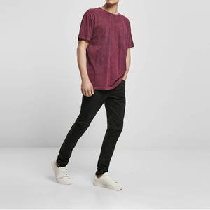 เสื้อยืดแขนสั้นสีดำวินเทจทรงโอเวอร์ไซส์สำหรับผู้ชาย สไตล์ลำลอง สตรีทแวร์ คอกลม ไม่มีลาย - Product Image 3