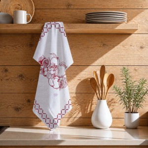 Printed Cotton <b>Kitchen</b> <b>Towel</b> Square Shape 50x50cm Eco-friendly Best <b>Kitchen</b> <b>Towel</b> For <b>Kitchen</b> Use - Product Image 1