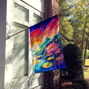 ธงประดับระเบียงขนาดใหญ่สีบัวสำหรับงานศิลป์แบนเนอร์หลากสีสำหรับแขวนผนังทำจากโพลีเอสเตอร์ที่ทนทานสำหรับเสาแขนเสื้อ - Product Image 2