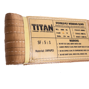 Sangle de haute qualité 6 tonnes polyester oeil plat oeil haute résistance longueur personnalisable sûr fiable levage tirant - Product Image 5