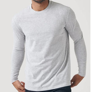 T-shirt basique en coton à col rond pour homme, respirant et anti-humidité, coupe classique, idéal pour l'entraînement et le fitness, vente en gros, haut à manches courtes - Product Image 1