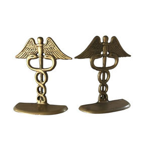 Jaula de latón para libros, organizador de escritorio de Metal resistente, estilo escolar, Oficina - Product Image 2