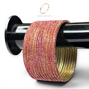 Brazaletes de Diseño Premium, Colección Moderna con Base de Acero Inoxidable y Cristales, para Bodas, Precio al por Mayor - Product Image 1