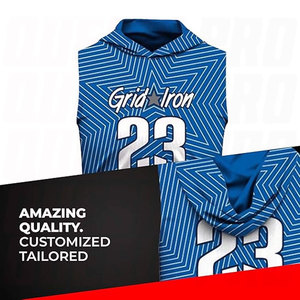 Maillot de football 7 contre 7 personnalisé, vêtements de sport avec marque OEM, entièrement sublimé, maillot de flag football pour équipes, entraînement - Product Image 4