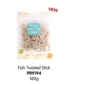 Petz Route Dog <b>Treats</b> - Fish Twisted Stick 180g - Product Image 2