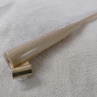 Porte-plume en bois oblique de 23 cm de long avec bride en métal pour l'écriture stylisée pour calligraphe professionnel
