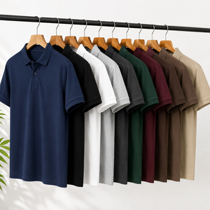 Camiseta de Manga Corta Azul Marino para Hombre, Corte Regular, 100% Algodón, Estilo Urbano Informal, Color Sólido, Transpirable - Product Image 4