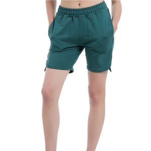 Shorts de course décontractés 2-en-1 pour femmes, couleur unie, shorts tissés 2-en-1 avec fermeture élastique à la taille - Product Image 6
