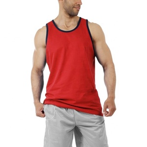 Camisetas sin mangas de lana acanaladas de talla grande para hombre de alta calidad al por mayor para entrenamientos de verano-de secado rápido y transpirable personalizables - Product Image 1