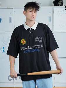 Polo d'été pour homme avec imprimé lettres - Product Image 6