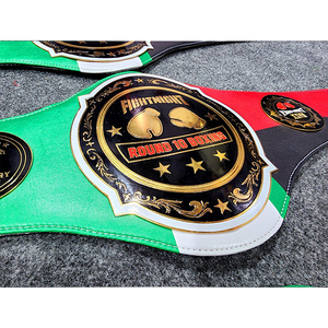 Ceintures de championnat de lutte, de boxe et d'arts martiaux entièrement personnalisées, légères, durables, en cuir souple, de la plus haute qualité - Product Image 3
