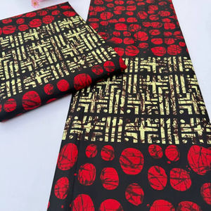 Tela Premium con Estampado de Cera Ankara para Confección de Vestidos, Atuendos y Proyectos Creativos de Moda, Diseño de Prendas y Estilos de Ropa - Product Image 1