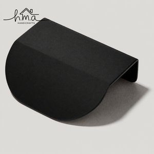 Tirador de borde para cajones de cocina, pomo curvo moderno y elegante, herrajes minimalistas decorativos para muebles - Product Image 3
