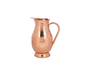 Jarra de Cobre 100% Puro con Tapa, Tamaño Grande, Jarra de Agua de Cobre Forjado a Mano, en Oferta - Product Image 6