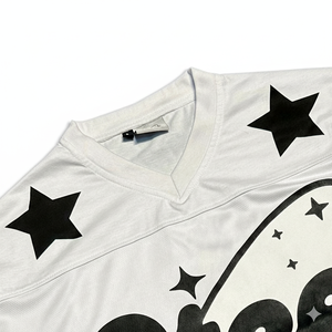 Customizable Mens Vintage Jersey Knitted Short-Sleeve O-Neck Tee | 100% Cotton Classic <b>Logo</b> Print Design Regular - Product Image 6