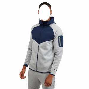 Chándal Deportivo Informal con Capucha y Logotipo Personalizado de Alta Calidad para Hombre, Ropa Deportiva para Correr, Entrenar, 100% Algodón - Product Image 1