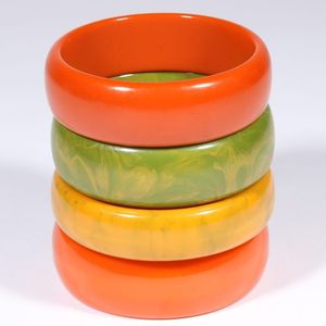 Pulseras Clásicas de Resina Epoxi para Mujer H CRAFT, Joyería de Resina, Juego de Pulseras de Resina, Diseño Colorido para Amantes de la Moda, Personalizadas para Fiestas - Product Image 1
