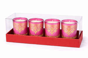 Paquete de regalo de velas de cera en frascos de vidrio marroquíes - Product Image 2