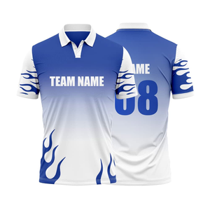 Quick Dry Polo Team Jersey Lightweight Interlock Polyester Fabric Professional Team Uniform High Quality Stitching - Product Image 1