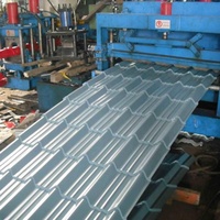 Panneaux de toit en acier ondulé enduit de couleur Tôles métalliques résistantes à la rouille Services de coupe de soudage de flexion de toiture de maison inclus