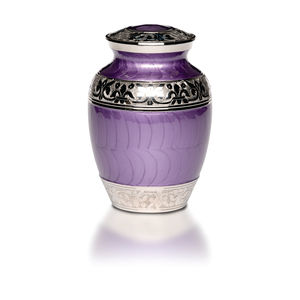 Handcrafted Purple Brass Cremation Urns for Human Ashes Adult Decorative Metal Funeral Burial Ashes Jar <b>Memorial</b> Urn <b>Box</b> Urns - Product Image 1