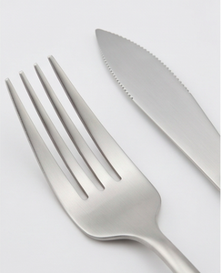 Ensemble de couverts minimalistes en acier inoxydable, poli miroir, passe au lave-vaisselle, pour mariage, cuillère, fourchette, couteau - Product Image 2