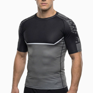Custom Rash Guard Men Long Sleeve Athletic <b>Compression</b> <b>Shirt</b> for Fitness Gym Running Training - Product Image 5