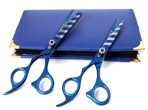 Tijeras de Corte de Pelo Manuales de Acero Inoxidable de Alta Calidad con Logotipo Personalizado Profesional, Juego de Tijeras de Peluquería - Product Image 4