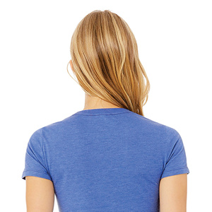 T-shirts courts à manches courtes pour femmes, personnalisables avec logo, 100 % coton, coupe classique, imprimés, écologiques, vente en gros - Product Image 4