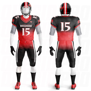 Uniformes de Fútbol Americano Juveniles Personalizados Premium, Completamente Bordados en Tela Twill y Sublimados - Product Image 4