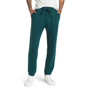 Custom <b>Men</b>’s Premium Cotton Fleece Streetwear Sweatpants Elastic Waist <b>Drawstring</b> Side Pockets Breathable Casual Joggers Pants - Product Image 1