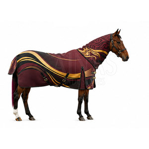 AINAS INDUSTRIES Couvertures pour chevaux en nylon imprimées sur mesure de haute qualité, durables, en tissu Ripstop respirant, légères et personnalisables - Product Image 2