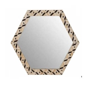 Cadre de miroir mural en tôle martelée Disponible dans toutes les tailles et différents styles Cadre de miroir en aluminium pour miroir décoratif mural - Product Image 6