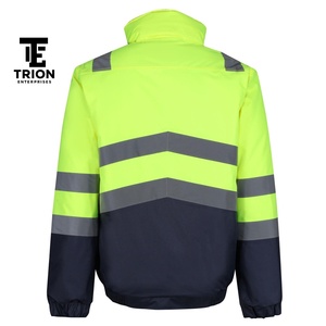 Vêtements de travail réfléchissants pour travailleurs lourds, veste haute visibilité, imperméable, construction industrielle, vêtements de travail haute visibilité, sur mesure, hiver - Product Image 3