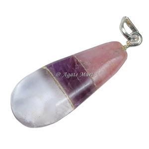 Pendentif élégant RAC avec pierre précieuse d'agate de guérison sculptée dans le style Feng Shui pour la décoration de la maison Produit d'artisanat en pierre semi-précieuse - Product Image 2