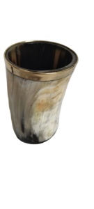 Cuerno Vikingo para Beber, Hecho a Mano con Cuerno Natural de Búfalo, Ecológico, Duradero, Apto para Alimentos, Mitología Nórdica, Copa Medieval para Cerveza - Product Image 6