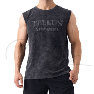 Débardeur de sport personnalisé avec logo pour homme, sans manches, pour musculation, style hoodie, coupe décontractée - Product Image 1