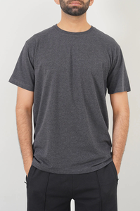 T-shirt de haute qualité pour homme, design tendance, décontracté, en coton lourd 100%, coupe ample, uni - Product Image 6