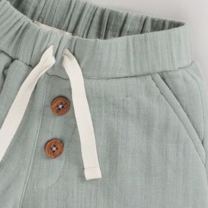 Premium Quality Organic <b>Muslin</b> Oversized Spring Floral + Sage <b>Baby</b> Clothing Set Including Tee and Shorts - Product Image 6